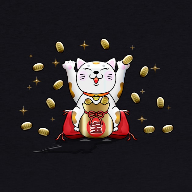 Lucky fortune cat by WordFandom